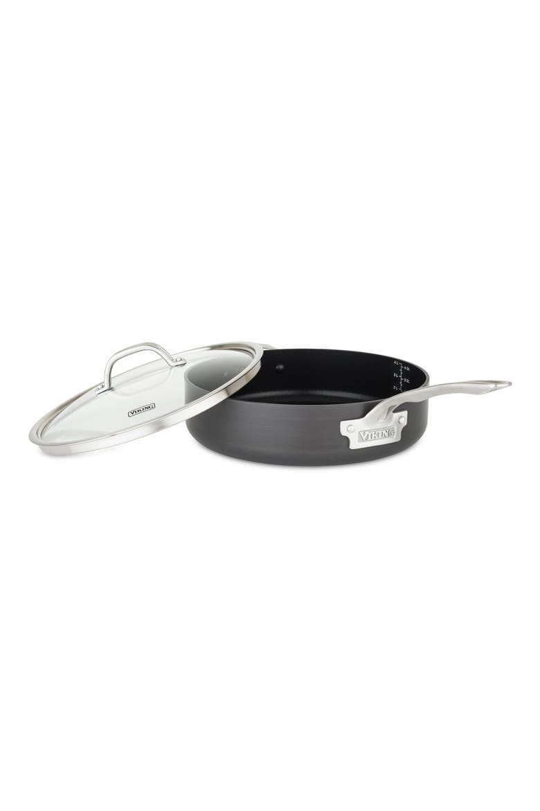 10-Piece Hard Anodized Nonstick Cookware Set, Alternate, color, DARK GREY