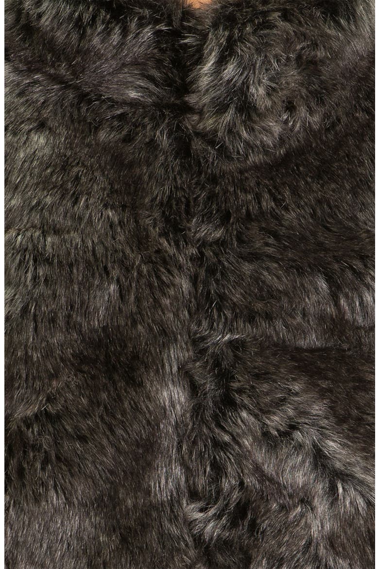 Dolman Sleeve Faux Fur Bolero, Alternate, color, GREY