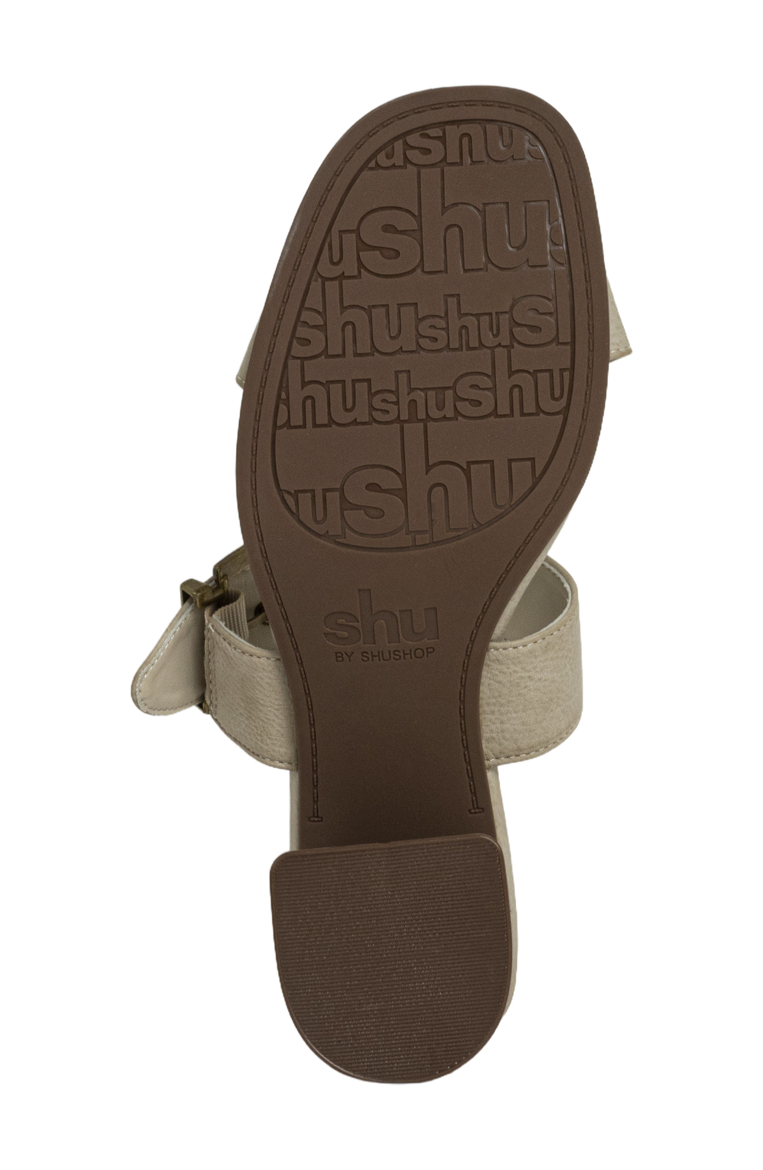 SHUSHOP Eden Slide Sandal, Alternate, color, Taupe