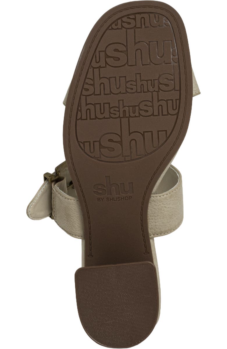 SHUSHOP Eden Slide Sandal, Alternate, color, Taupe