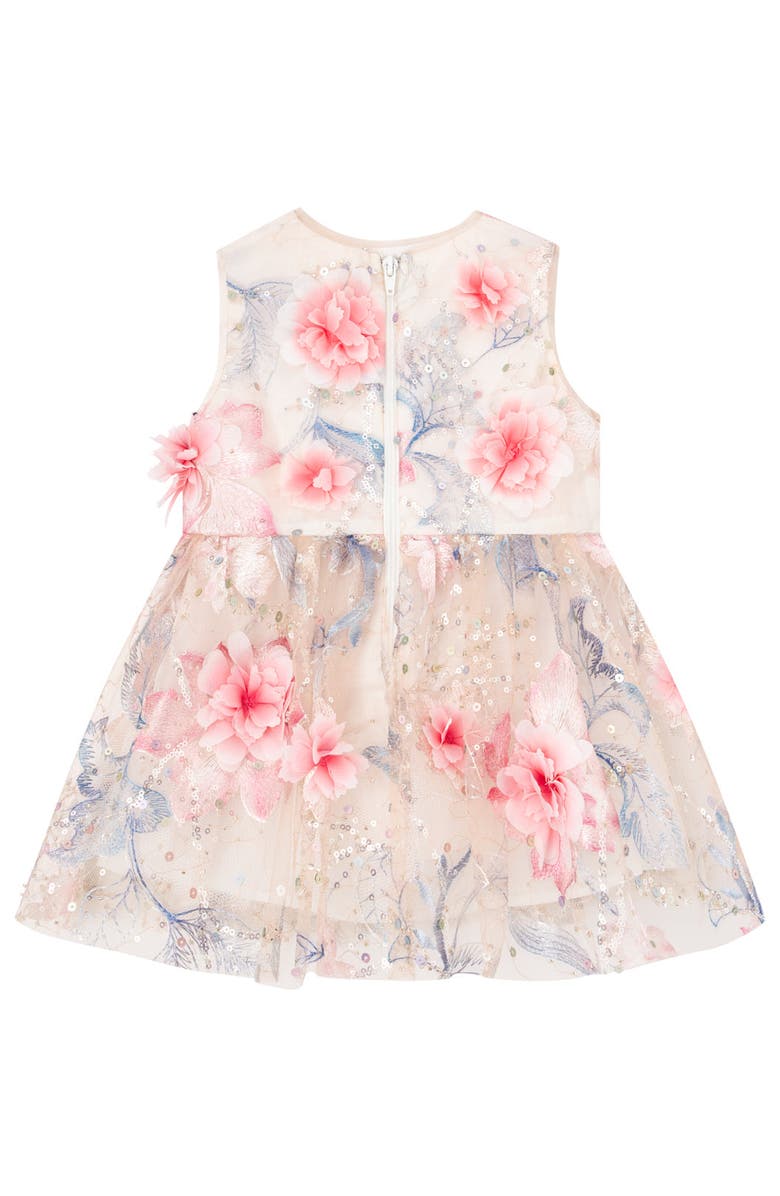 Marlo Kids Rosalia Embroidered Mini Dress, Alternate, color, Floral