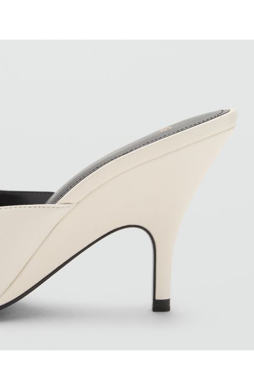 Mango Slide Sandal In White