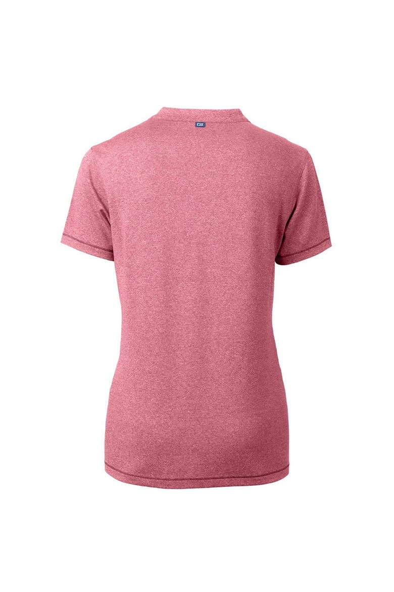 Women's Cutter & Buck Red Illinois State Redbirds Forge Blade V-Neck Top, Alternate, color, Cardinal