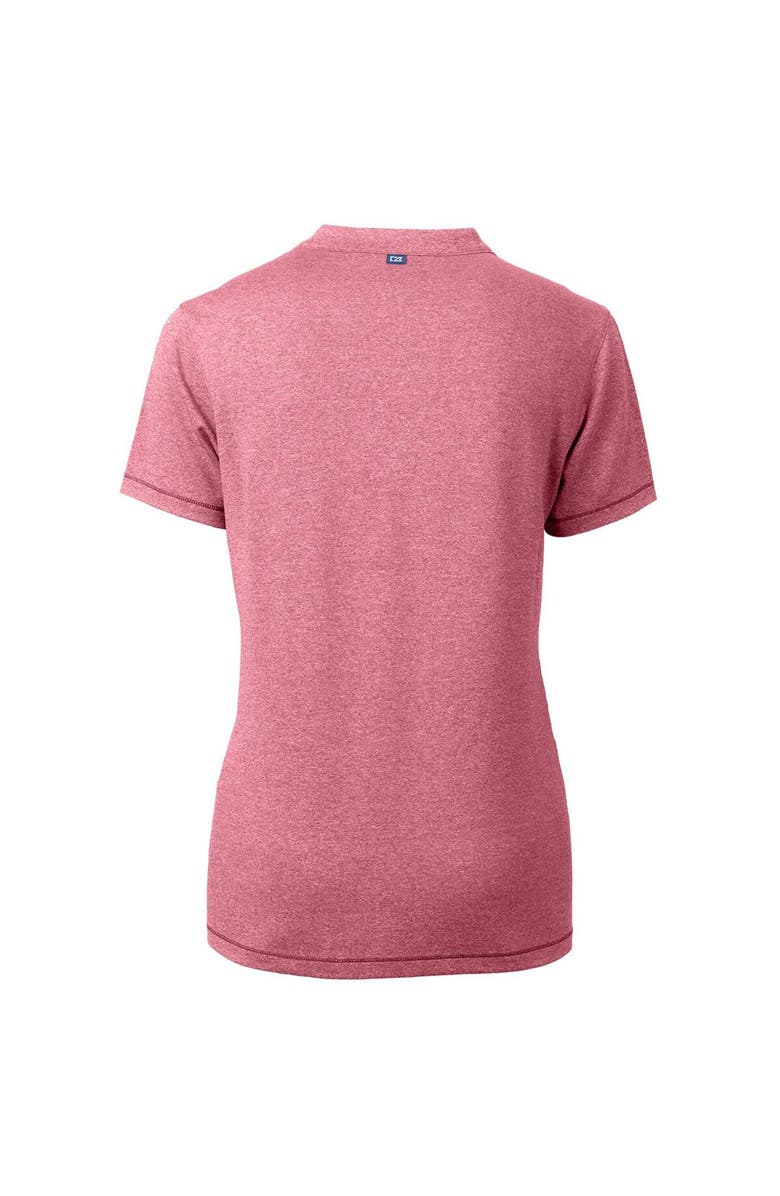 Cutter & Buck Women's Cutter & Buck Red Illinois State Redbirds Forge Blade V-Neck Top, Alternate, color, Cardinal