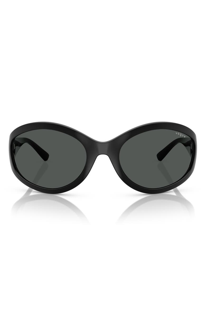 VOGUE 65mm Oversize Oval Sunglasses, Alternate, color,