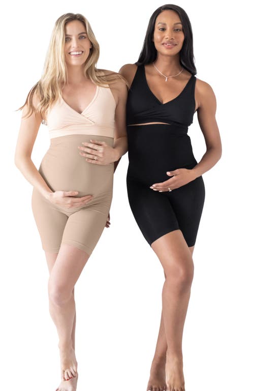 Kindred Bravely Assorted 2-pack Seamless No-rub Maternity Thigh Saver In Multi