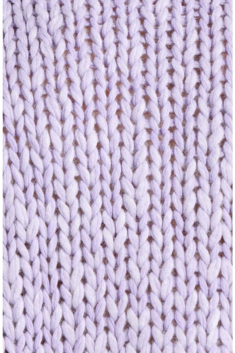 Opal Roll Neck Crop Sweater, Alternate, color, PURPLE SATIN