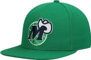 Mitchell & Ness Men's Mitchell & Ness Green Dallas Mavericks Hardwood Classics Team Ground 2.0 Snapback Hat