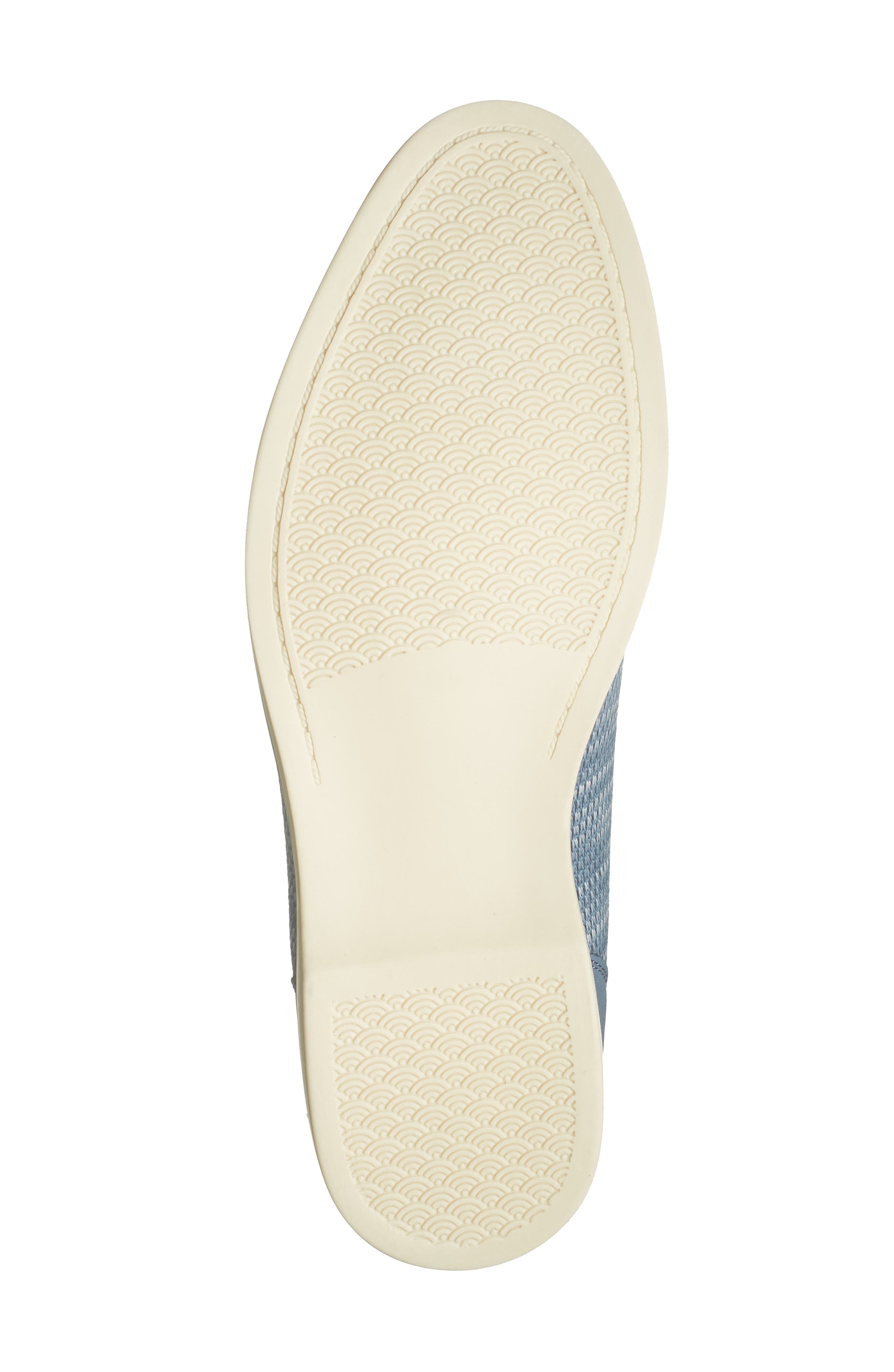 Sheridan Knit Lace-Up Derby, Alternate, color, BLUE LIGHT