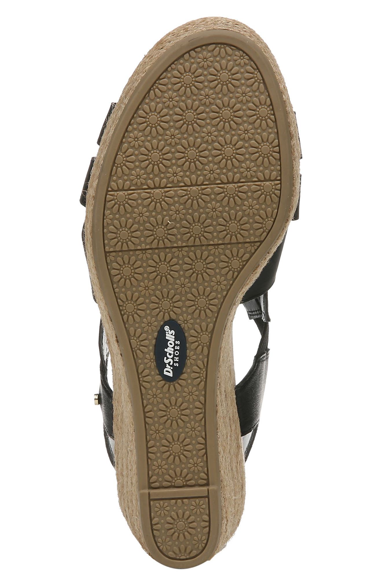 Dr. Scholl's Dr. Scholls Everlasting Leather Espadrille Wedge Sandal, Alternate, color, 