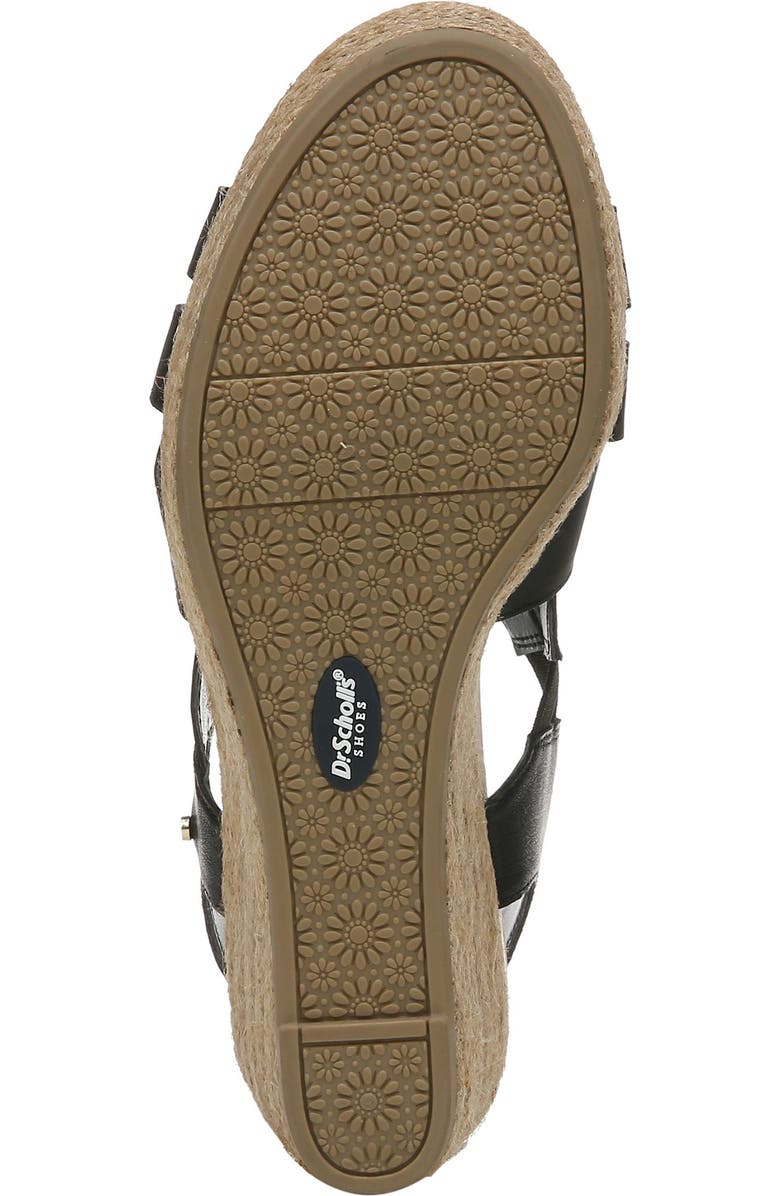 Dr. Scholl's Dr. Scholls Everlasting Leather Espadrille Wedge Sandal, Alternate, color,