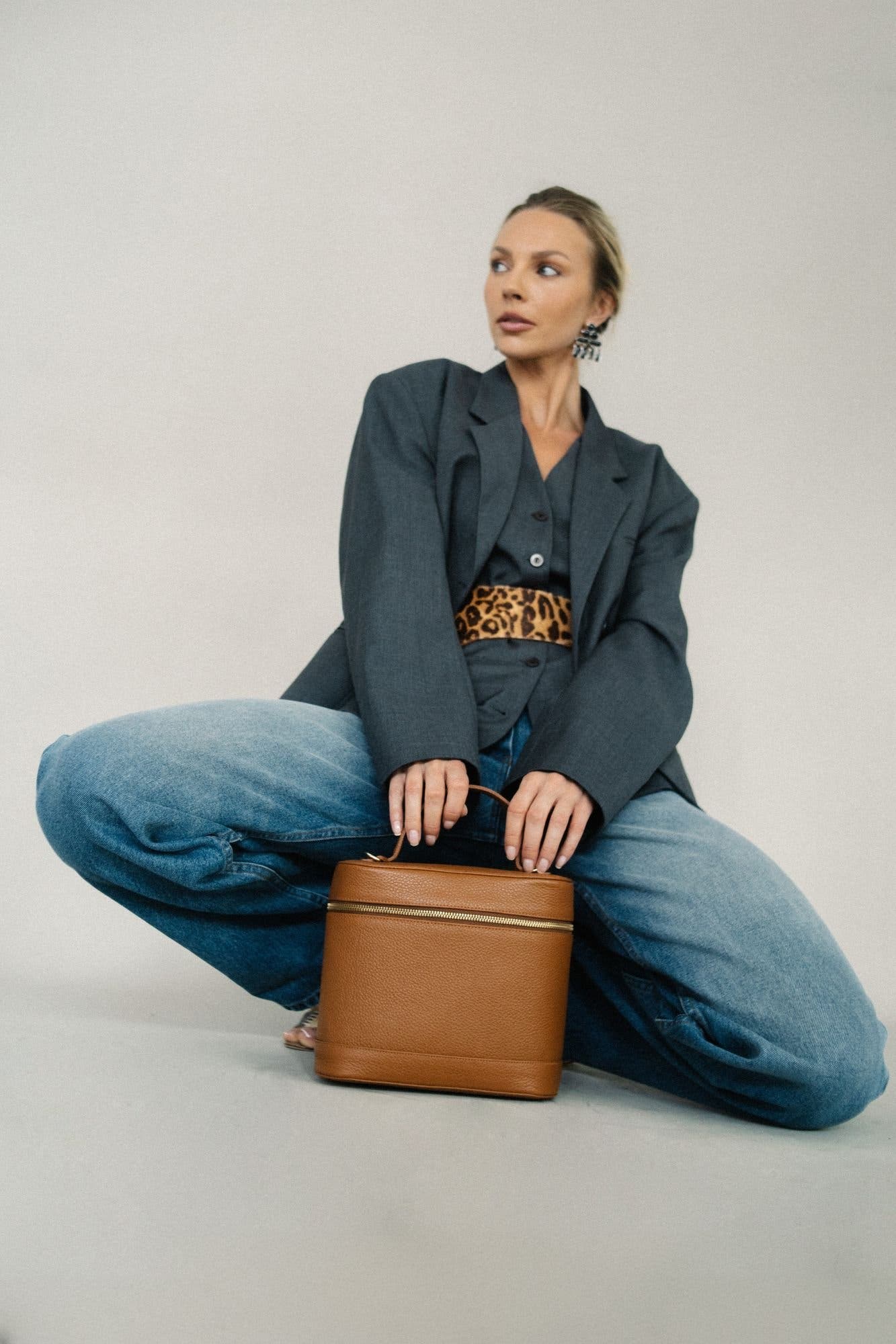Baul Leather Bag, Alternate, color, Caramel