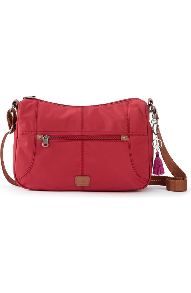 The Sak Esperato Nylon Hobo, Alternate, color, Crimson