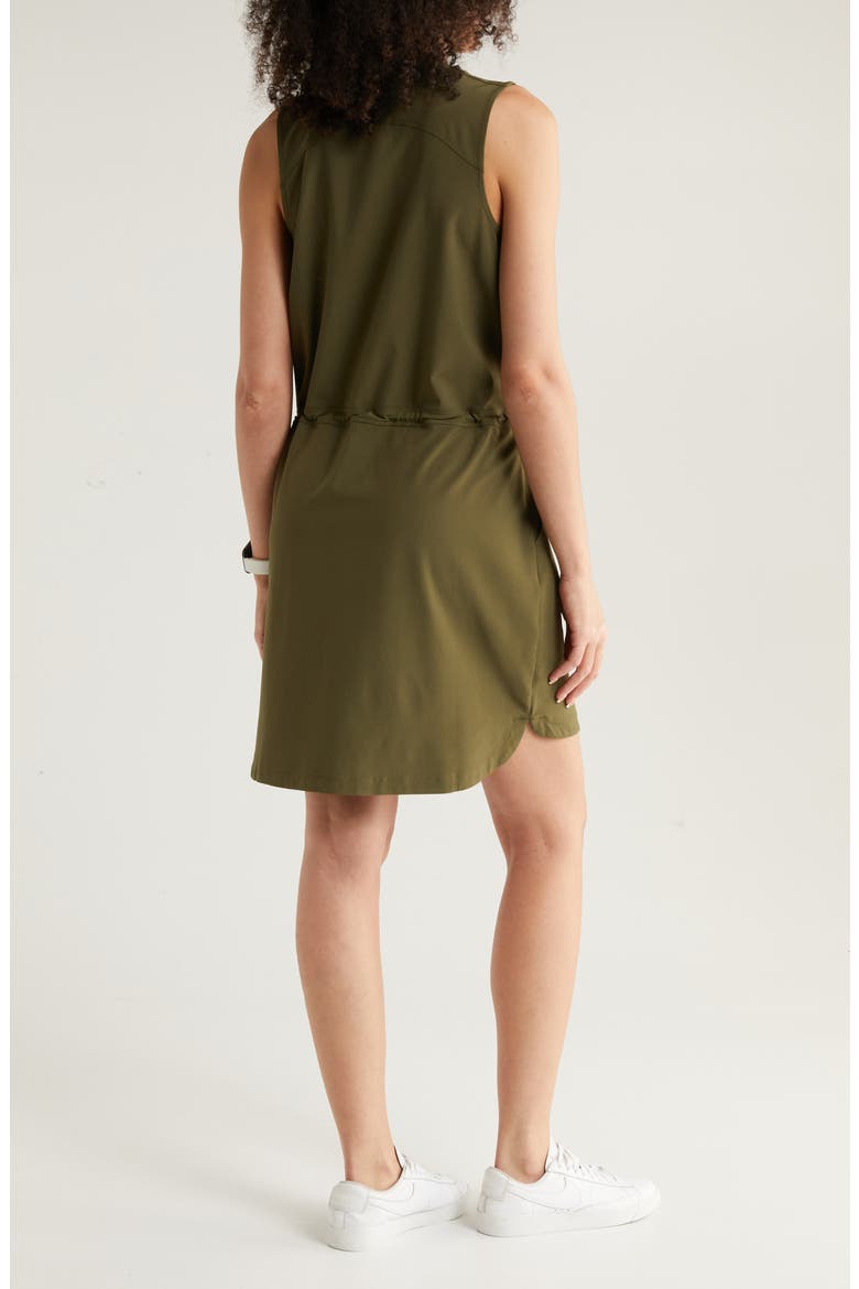 In Flight Utility Dress, Alternate, color, OLIVE NIGHT