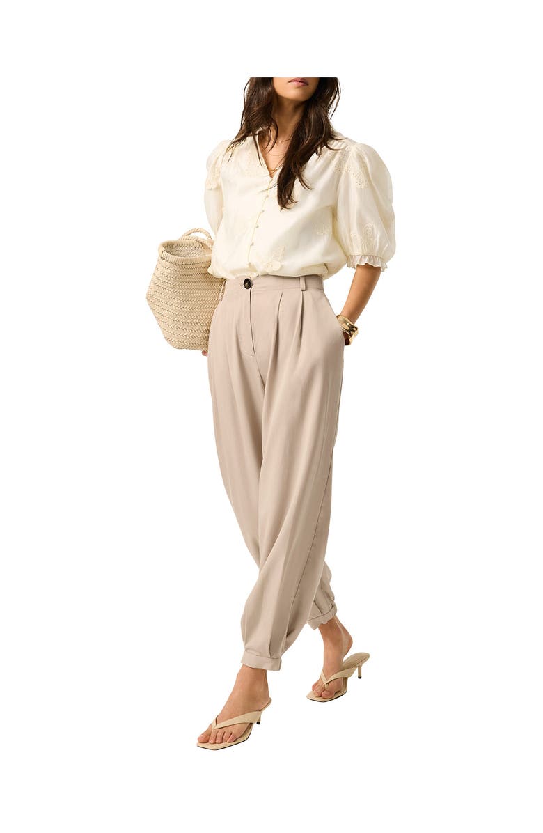MINT VELVET Butterfly Detail Blouse, Alternate, color, White