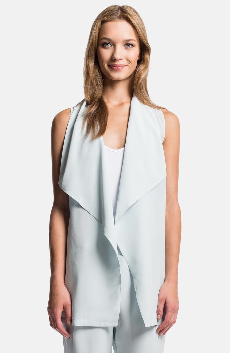 1.STATE Sleeveless Shawl Collar Blouse, Main, color,