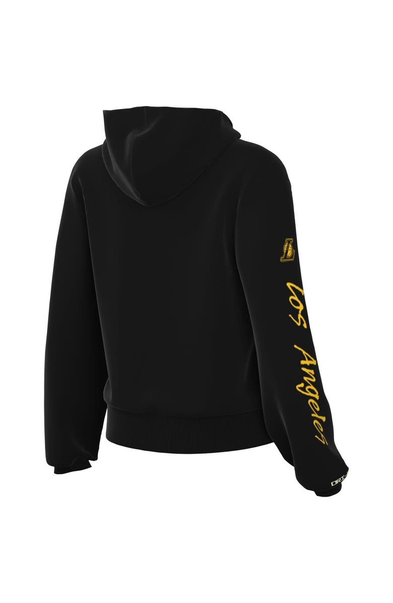 Nike Women's Nike Black Los Angeles Lakers Courtside Standard Issue Performance Pullover Hoodie, Alternate, color, 