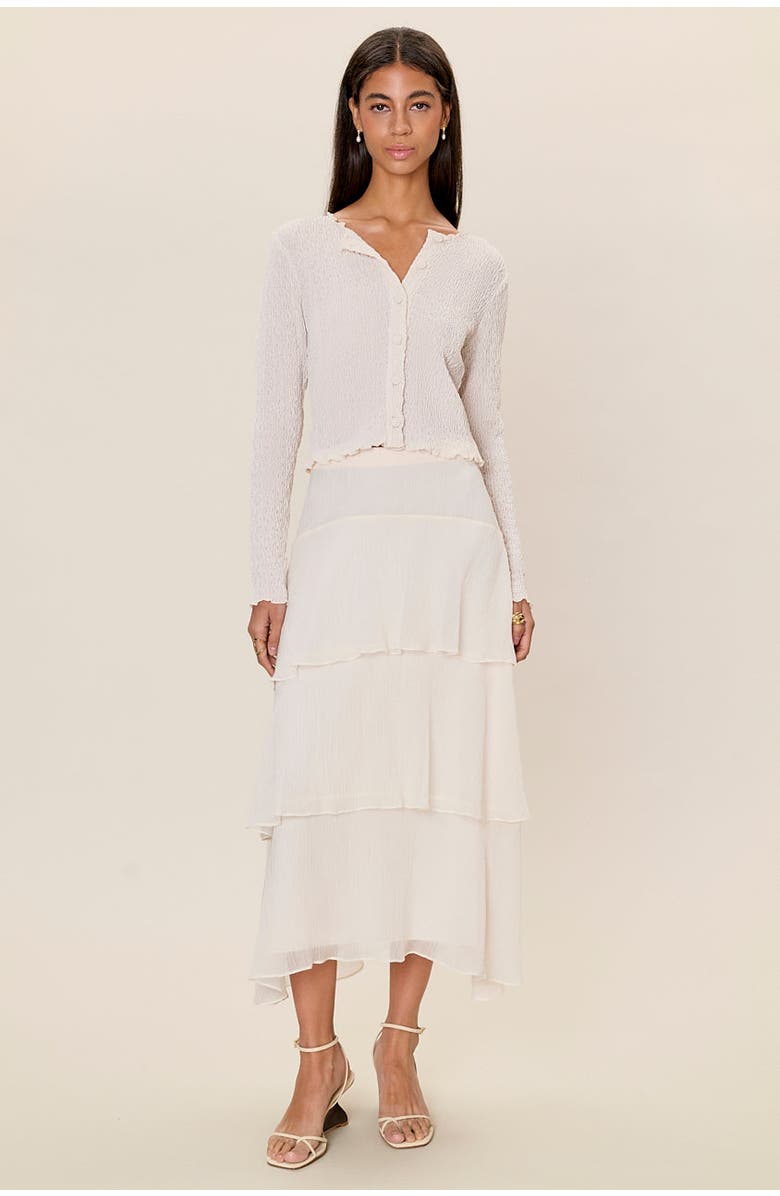 Rebecca Taylor Skye Skirt, Main, color, Cream