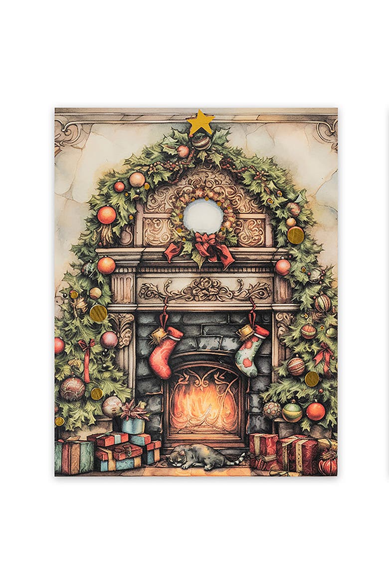Scratch Art Paper Pad Home For The Holiday 14 6X8", Alternate, color, Multicolored