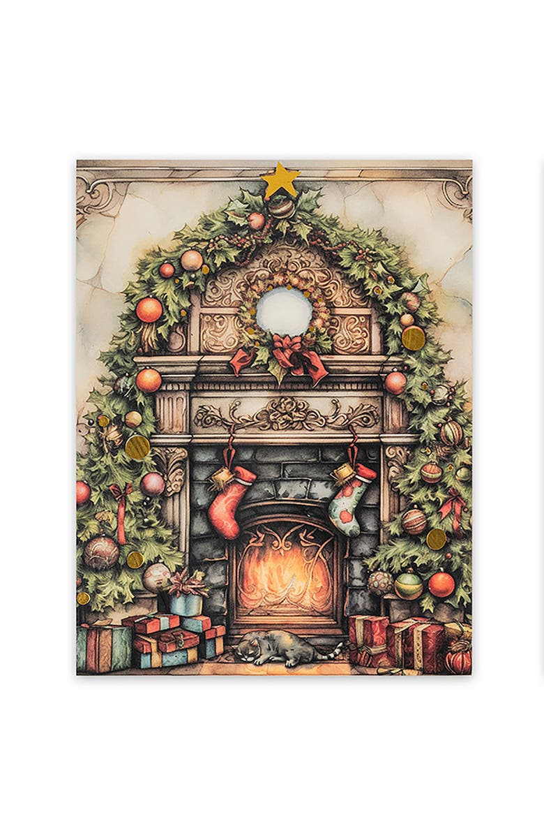 Brea Reese Scratch Art Paper Pad Home For The Holiday 14 6X8", Alternate, color, Multicolored