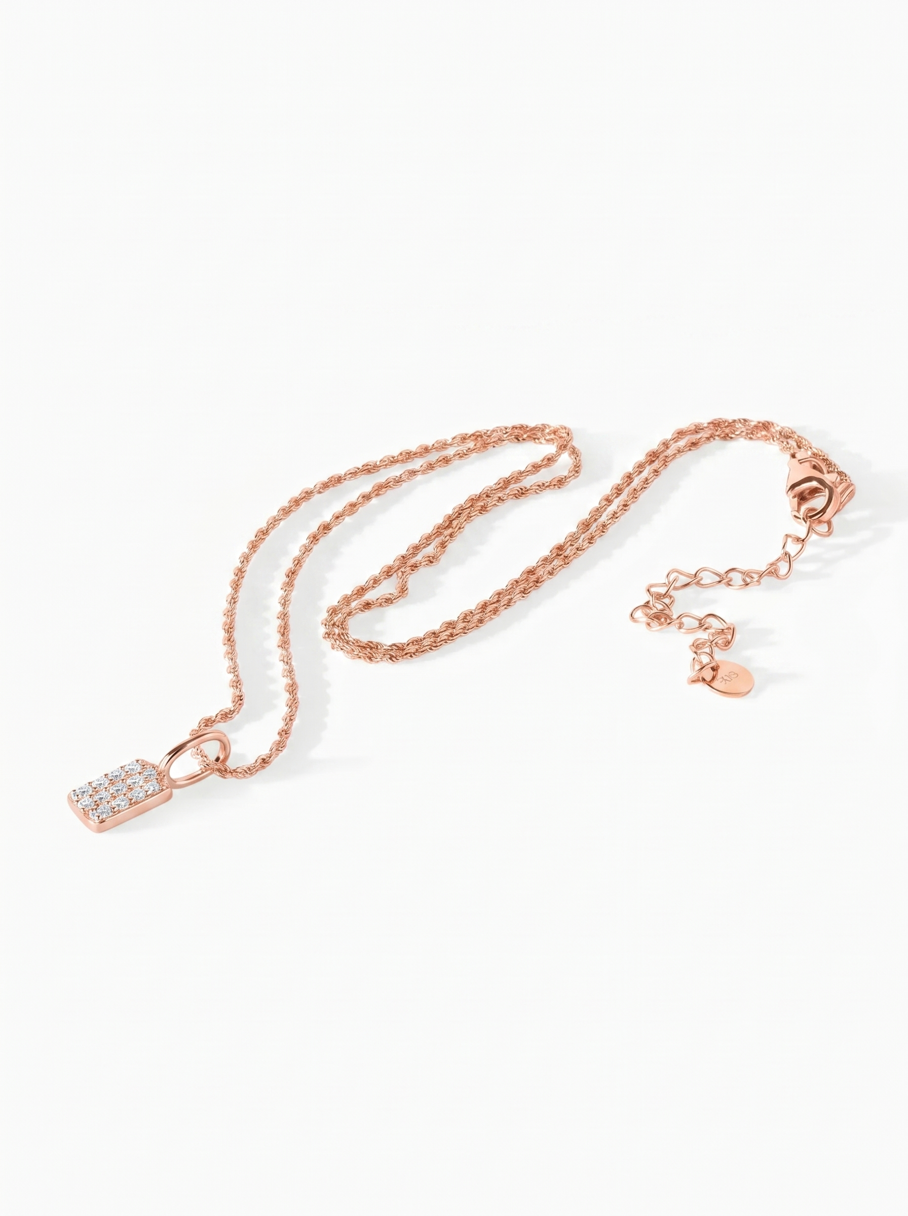 selected Rose Gold/White CZ