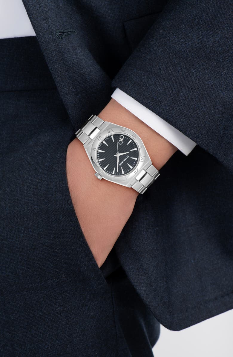 FERRAGAMO Vega Upper East Bracelet Watch, 40mm, Alternate, color, 