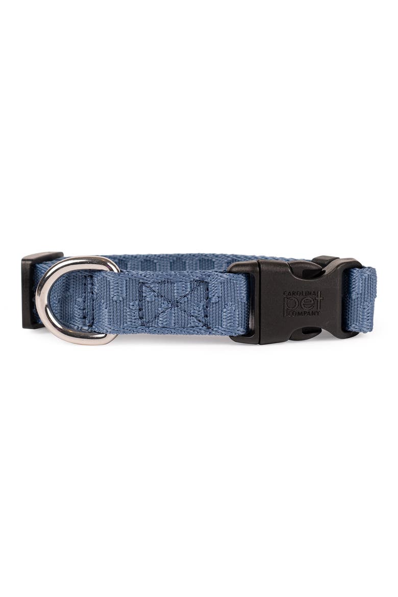 Checkered Wave Dog Collar, Main, color, WAVY BLUE