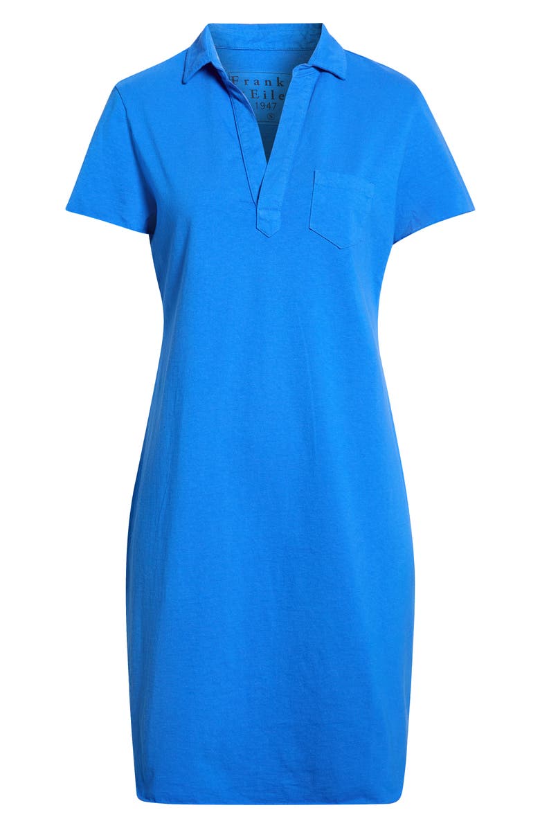 Frank & Eileen Lauren Cotton Polo Dress, Alternate, color, Lapis Blue