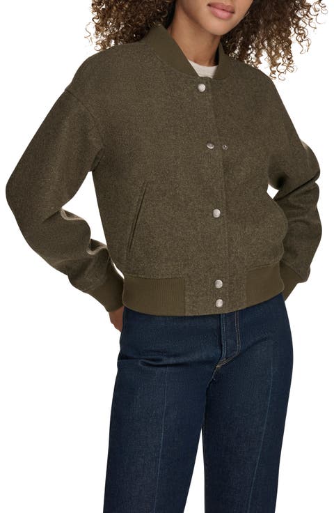 Faux Shearling Bomber Jacket