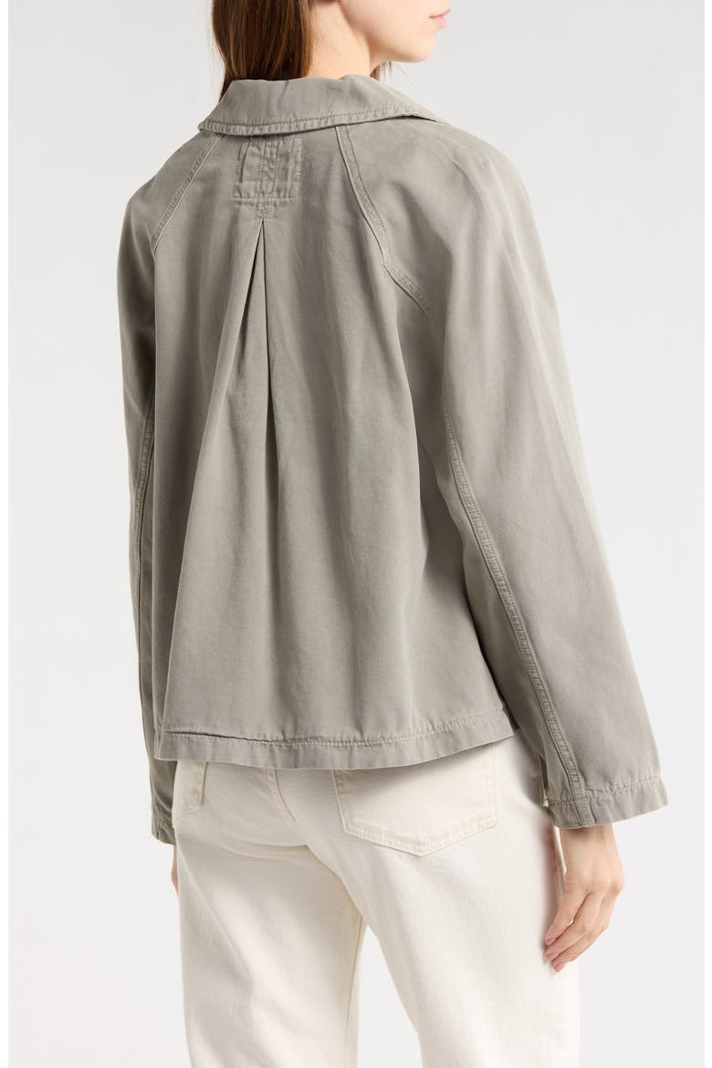 Olivia Crop Cotton Jacket, Alternate, color, SHADOW