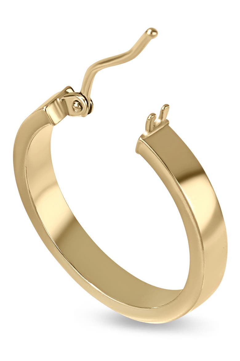 14K Gold Hoop Earrings, Alternate, color, 14KY