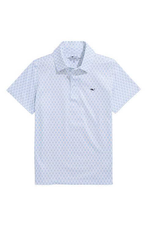 Kids' Print Polo