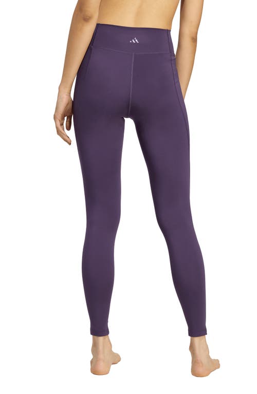 Adidas Originals Adidas Aeroready All Me Essentials Leggings In Purple