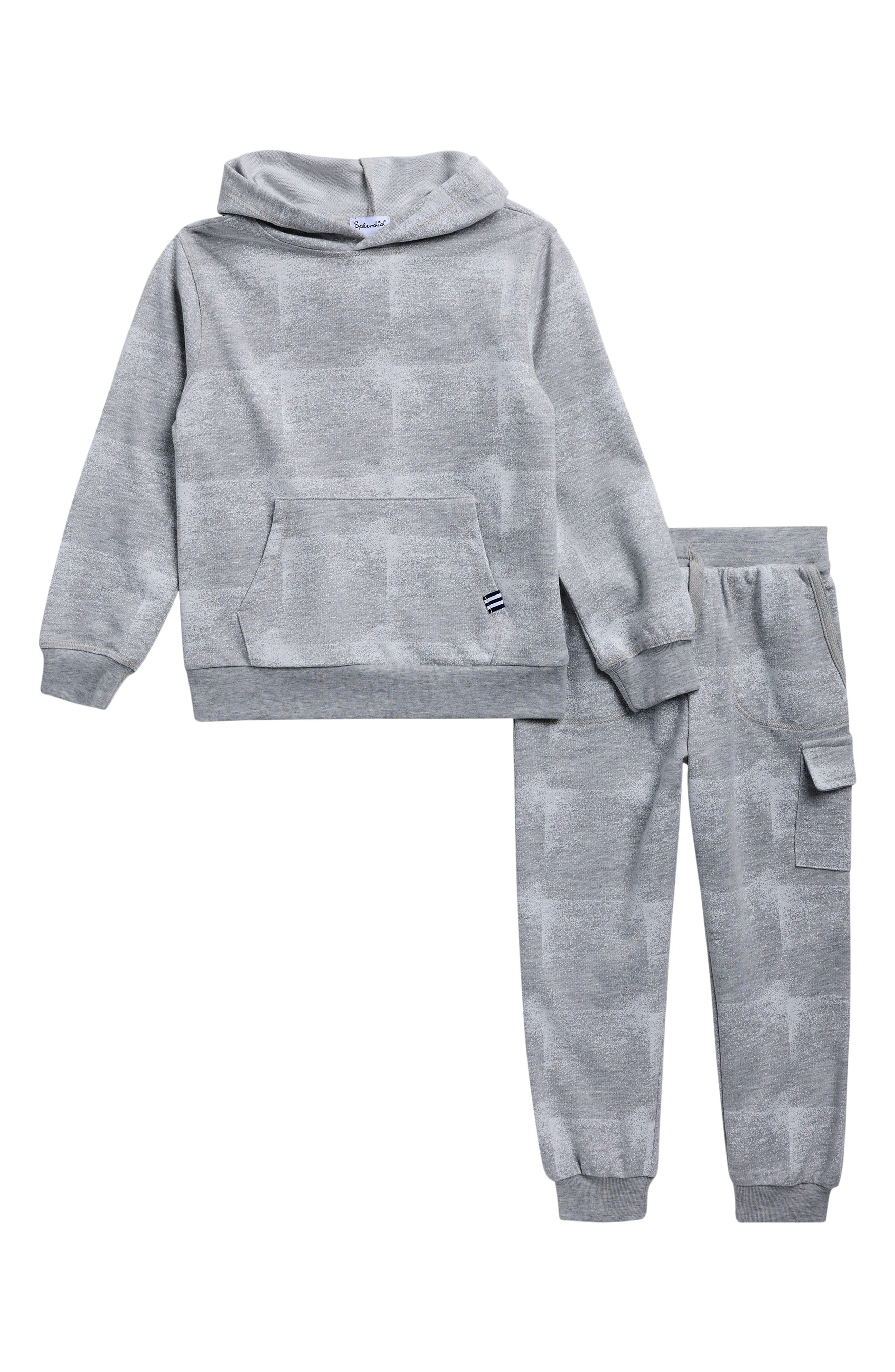Kids' Checkerblock Hoodie & Joggers Set