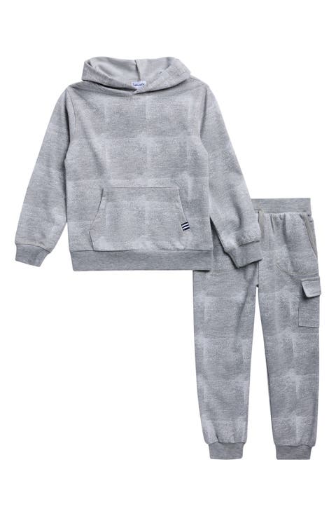 Kids' Checkerblock Hoodie & Joggers Set