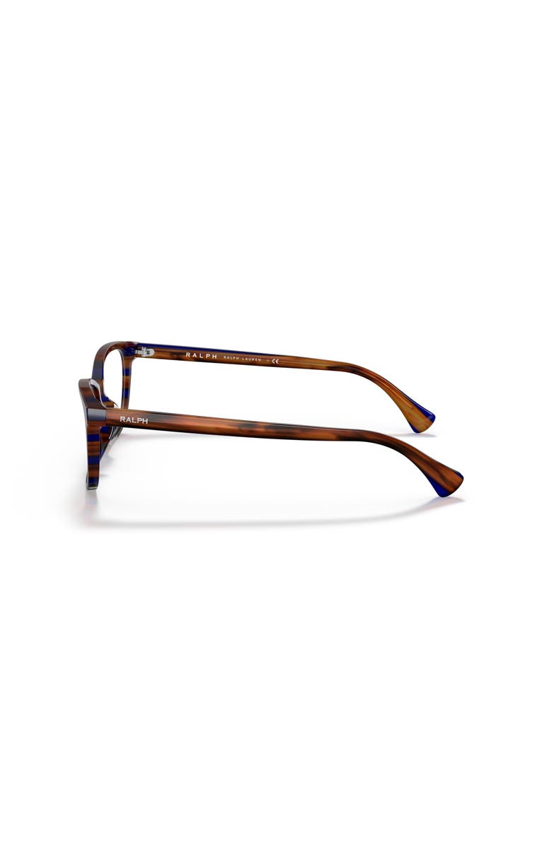 RALPH 53mm Rectangle optical glasses, Alternate, color, Brown