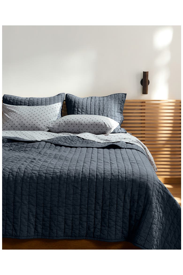 Garment Dye Channel Quilted Quilt, Alternate, color, DUSK