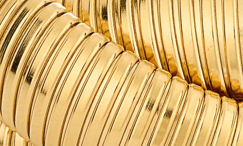 Kenneth Jay Lane Woven Snake Chain Bracelet In Gold