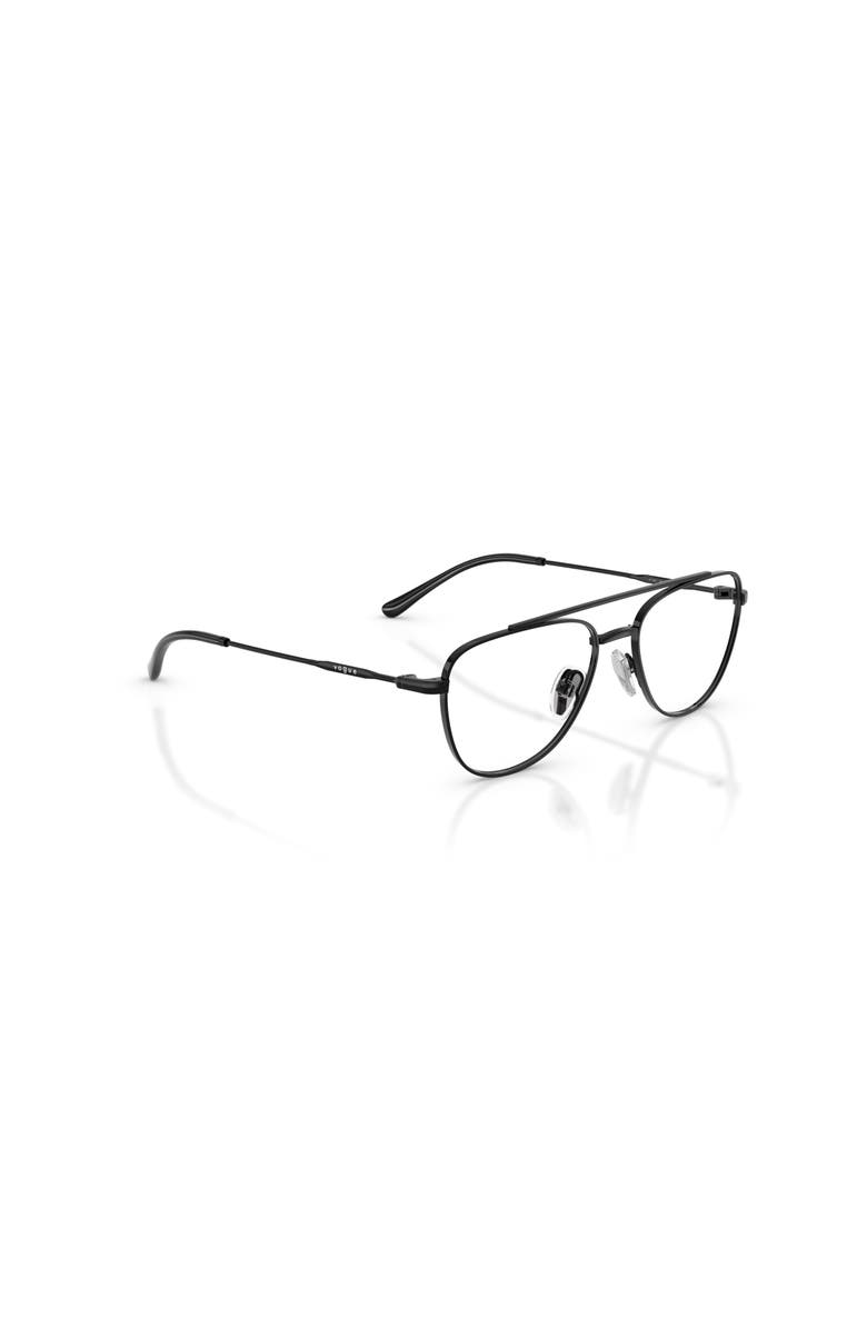 Vogue Eyewear 50mm Pilot optical glasses, Alternate, color, Black