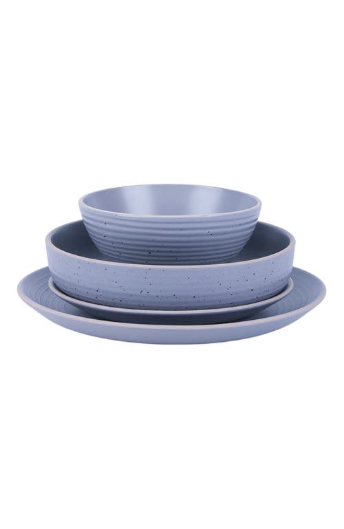 Stone Lain Lauren Stoneware 16-piece Dinnerware Set In Gray
