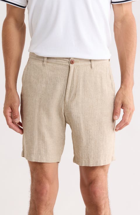City & Sun Herringbone Shorts