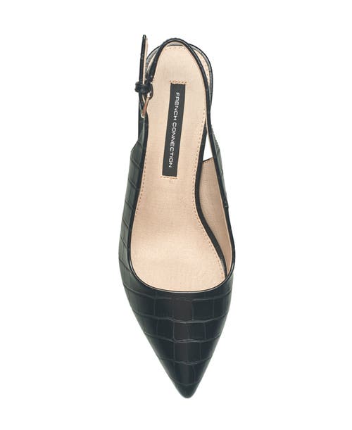 French Connection Women's Quinn Slingback Pump Sandal In Black