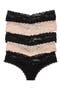 Ahna Lace Trim Thong - Pack of 5