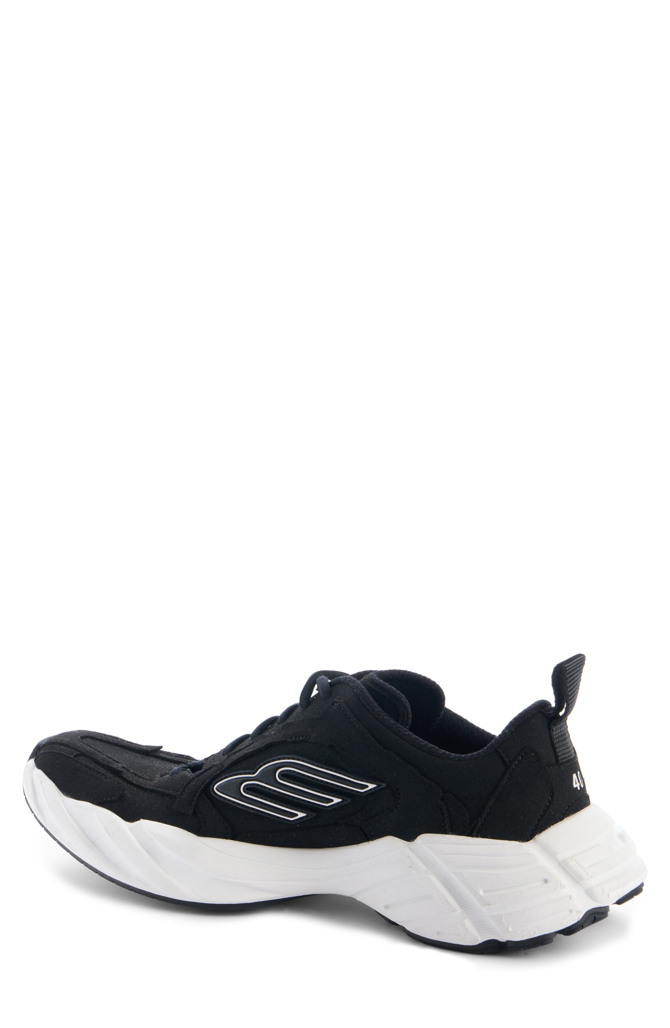 Balenciaga Monday 3B Logo Low Top Sneaker, Alternate, color, Black/ White