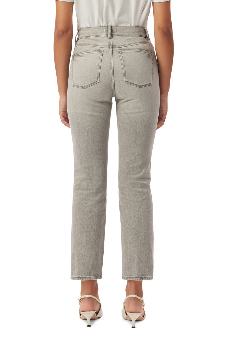 Patti High Waist Vintage Ankle Straight Leg Jeans, Alternate, color, LT SMOKE