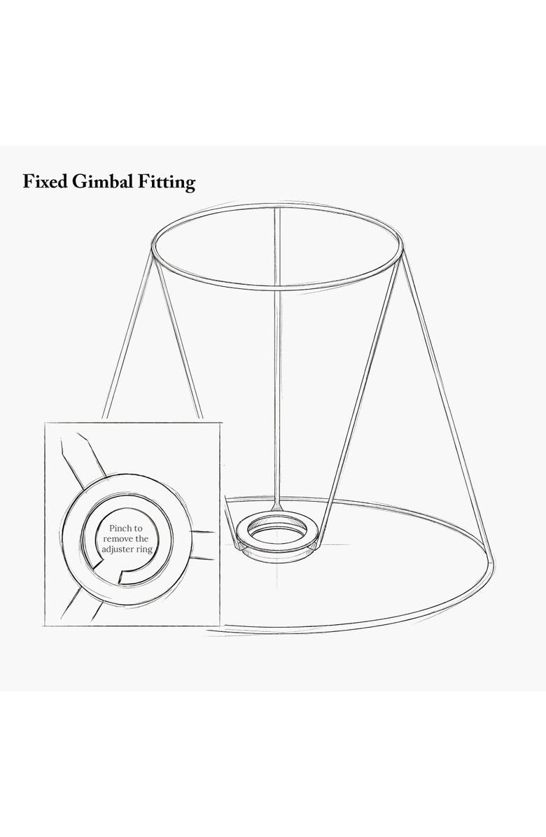 Mrs. Alice Lotus Lampshade, Alternate, color, Brown