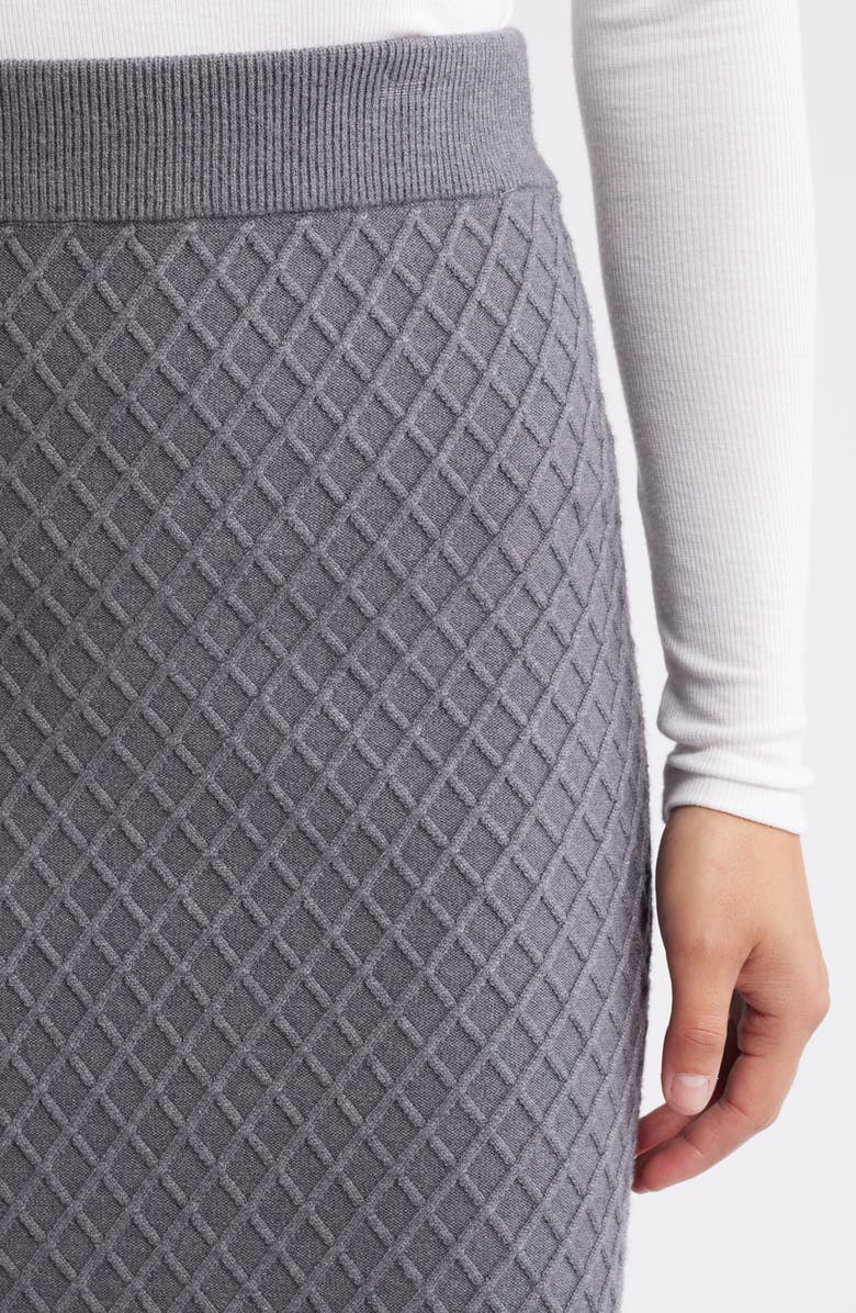 Anne Klein Diamond Stitch Pencil Skirt, Alternate, color, 