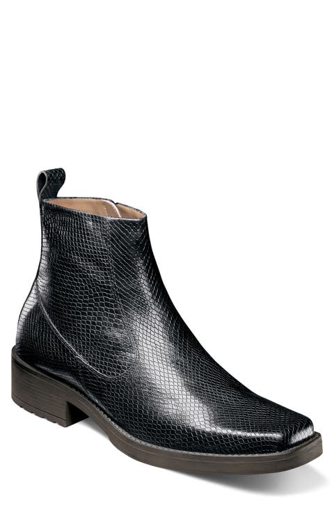 Shea Plain Toe Leather Boot