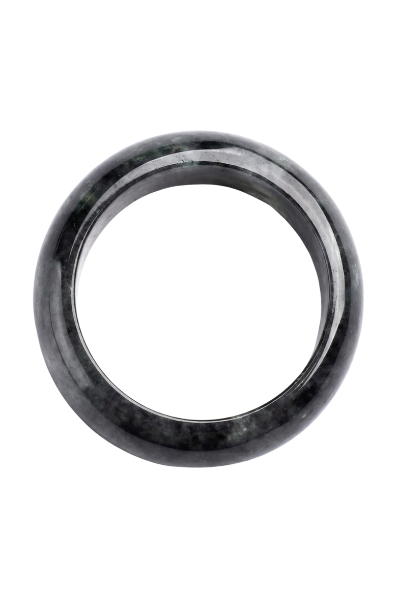 Sesame Grey Jade Ring, Alternate, color, Grey