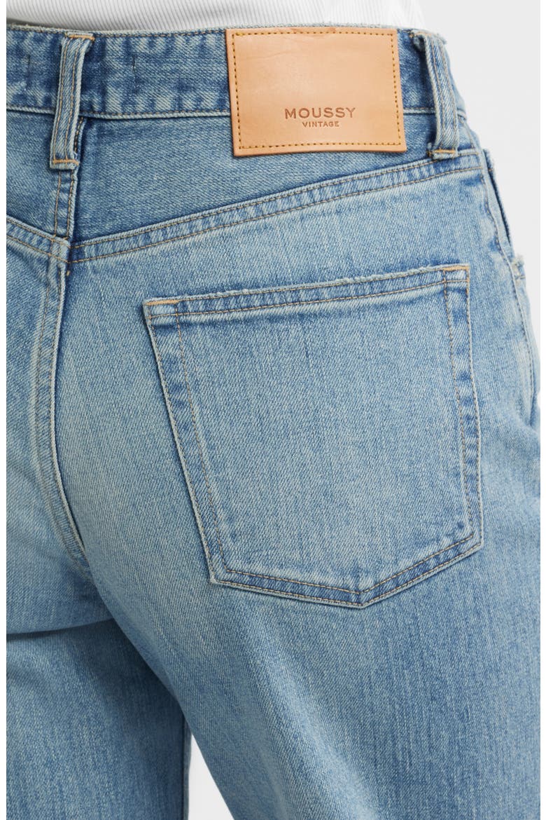 Idabel High Waist Straight Leg Jeans, Alternate, color, LIGHT BLUE